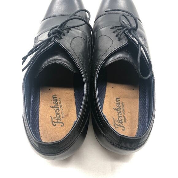 Florsheim - Lace Up Black Cap Toe Oxford Size 10.5M - FLEX 14317-001 main image 2